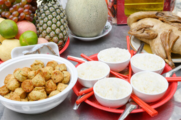 Chinese New Year, a celebration of ancestors and gods with food and drink