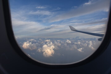 A Beautiful View from the airplane window