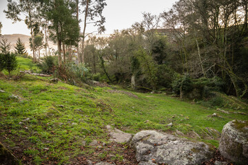 route of the mills of samieira, poio, pontevedra