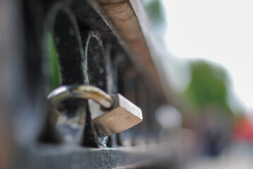 lock on the bridge
