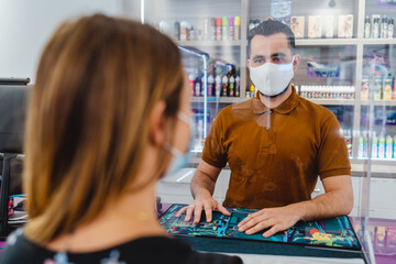Fototapeta premium Protect yourself from coronavirus