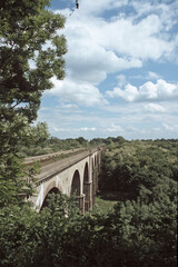 Eisenbahnviadukt ueber die Neisse zwischen Goerlitz (Deutschland