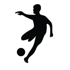 Soccer, Football Silhouette Vector Design Illustration