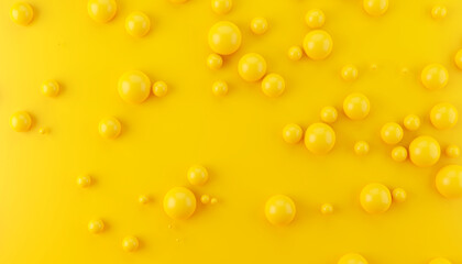 yellow abstract background for graphic design,beautiful background with circles.3d illustration