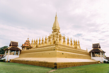 Golden Pha That Luang temple, Vientiane, Laos