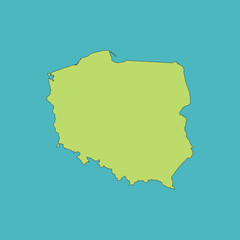 map of Poland