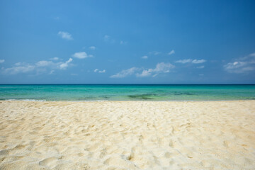 Beautiful beach and tropical sea