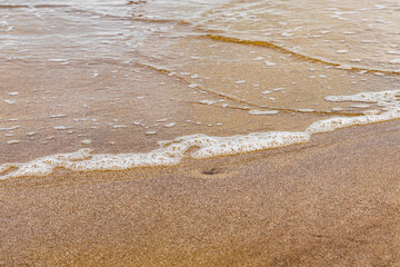 ola de mar llegando a la orilla