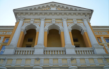A beautiful building on the streets of Berdyansk