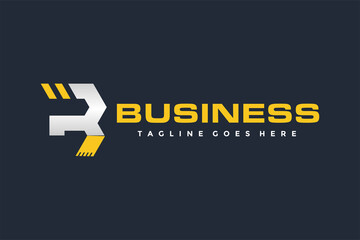 initial R excavator logo