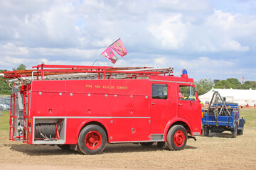Vintage red Fire Engine	