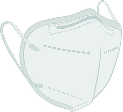 recommend clip art: Coronavirus protection medical face mask outline lineart hand drawn. Filtering face FFP2 mask. Covid-19 pandemic lockdown. Dust Protection for Hospital or pollution protect gear. Flat vector vintage 