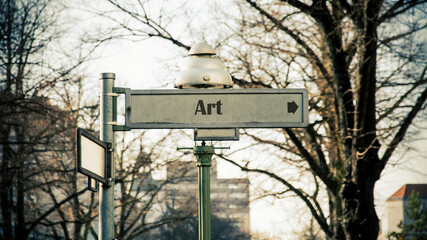 Street Sign to Art