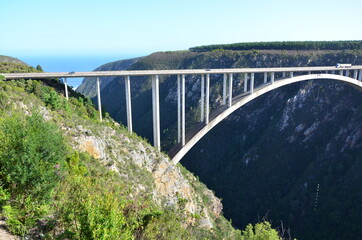 Bungee Jumping von der Bloukrans Bridge in Südafrika
