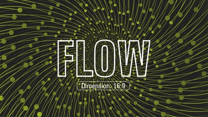 Background with flow pattern. Dimesion 16:9. Vector illustration. EPS10.