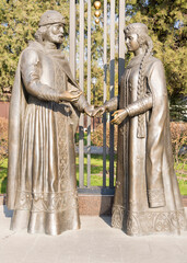 Monument to prince Pyotr and princess Fevronia of Murom- wonder-workers (13th century)