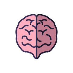 brain icon design vector template