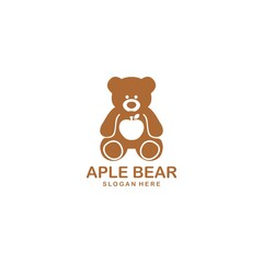 Fruit Nature Bear logo design inspiration