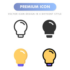 lamp icon for your web site design, logo, app, UI. Vector graphics illustration and editable stroke. icon design EPS 10.