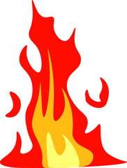 Vector of The Fire - Fire Clipart