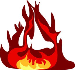 Vector of The Fire - Fire Clipart
