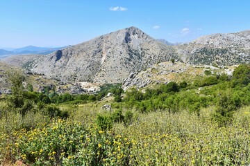 Ruins of the ancient Roman city of Sagalassos on the western slope of the Taurus ridge. 