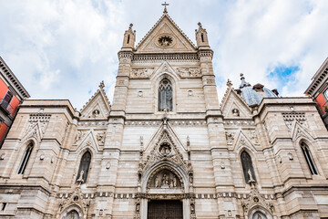 Fototapeta na wymiar Cattedrale di San Gennaro (Naples Cathedral) in Naples, Italy.