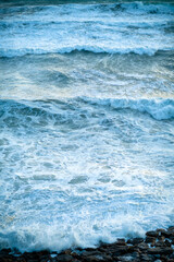 seascape with stormy weather