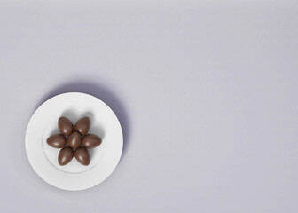 3D Illustration. Easter eggs on isolated background.