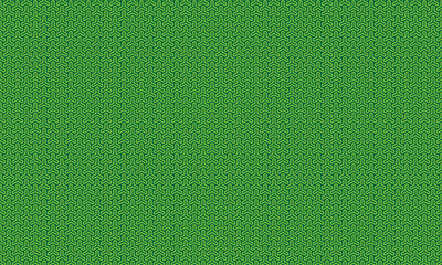 毘沙門亀甲　日本の伝統文様　緑色