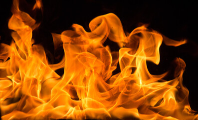fire in the dark