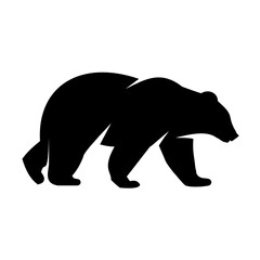 bear logo design template inspiration, vector illustration