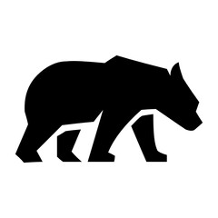 bear logo design template inspiration, vector illustration