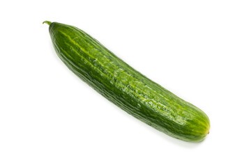 Cucumber isolated on white background.