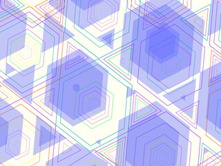 Fototapeta premium Abstract geometric background. Graphic design geometric elements. Science and computer technology data concept