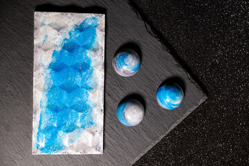 handmade chocolates and sweets in the making