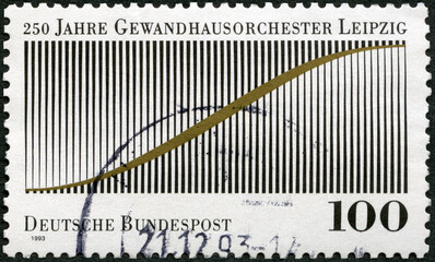 GERMANY - 1993: shows Leipzig Gewandhaus Orchestra, 250th Anniversary, 1993