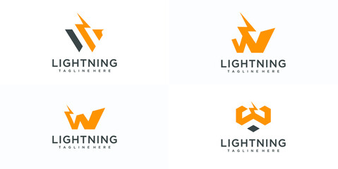 Creative monogram logo template