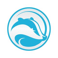 badger logo design template inspiration, vector illustration