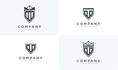 Creative monogram logo template