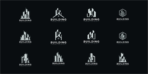 Creative monogram logo template
