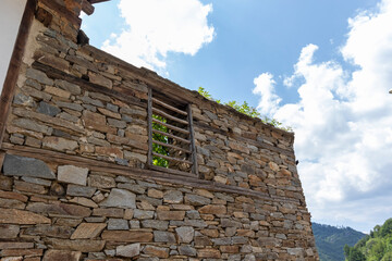 Village of Kovachevitsa with nineteenth century houses, Bulgaria