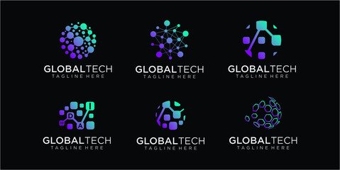 creative monogram logo design