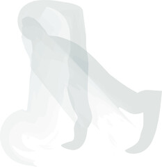 Vector drawing in gray and white, template for the cover. Abstract background, gradient dye tie pattern.