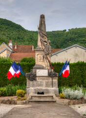 Monument aux Morts de la Grande Guerre à Vuillafans, France