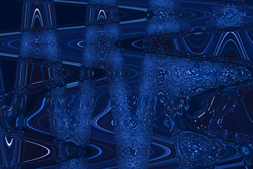 wavy abstract blue pattern