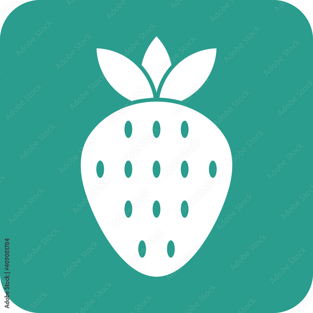 Sticker Strawberry Icon