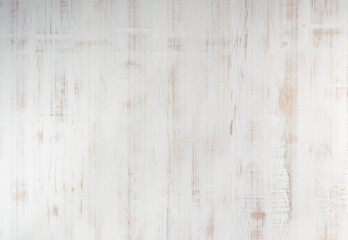 Fototapeta premium Old white wood plank texture