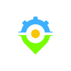 modern geometric simple logo design initiasl branding ,icon. vector ilustration .