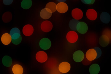 Abstract bokeh lights pattern background. Colorful circles.